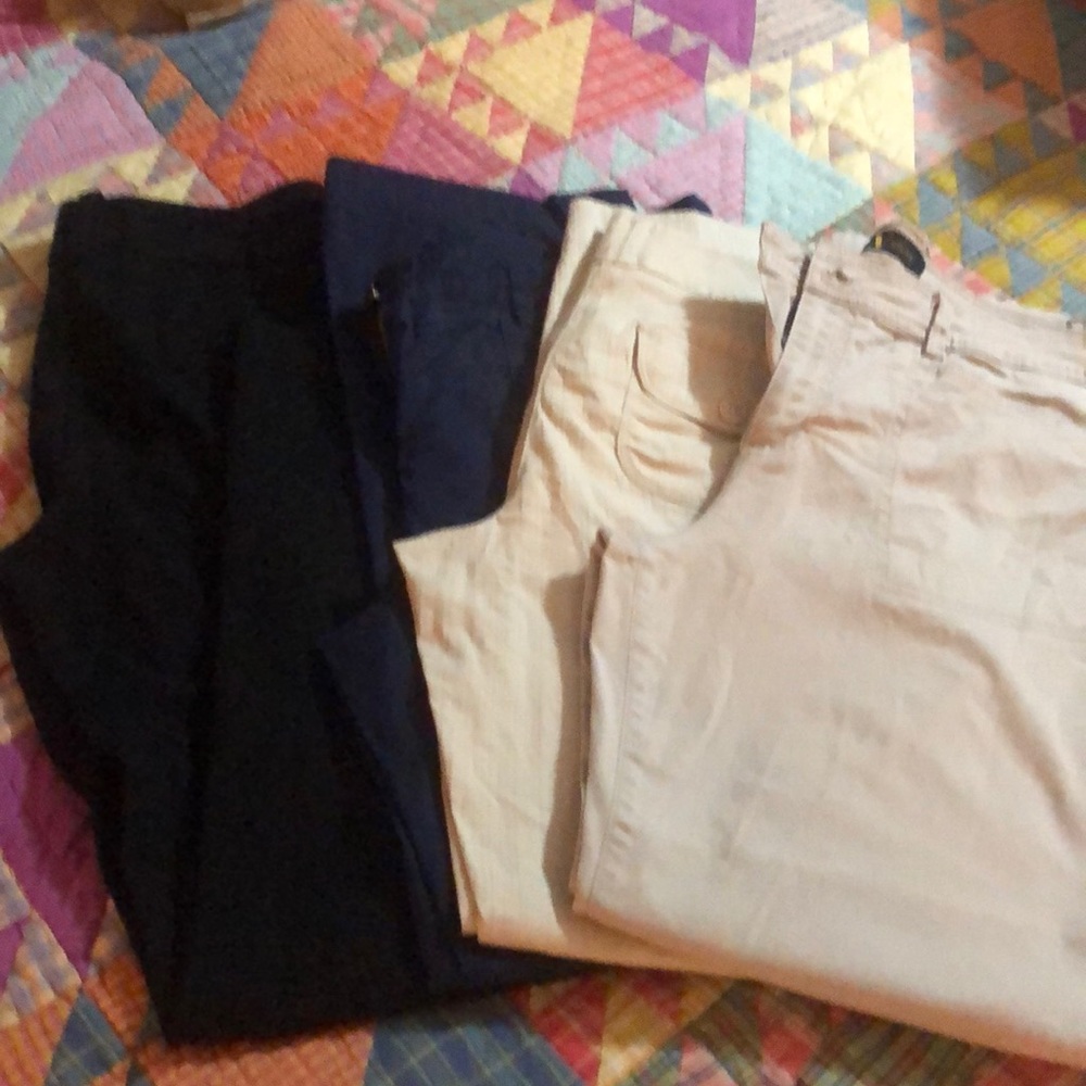 Four piece dress pant bundle. Size 10 12
